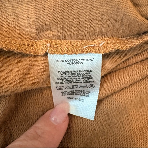 LOFT Cropped Mixed Media Top - Picture 5 of 6